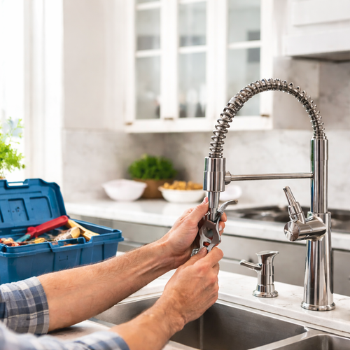 new faucet installation